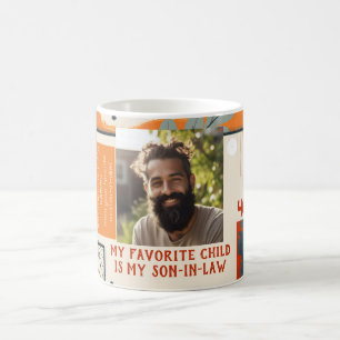 Tasse photo cool pour l'anniversaire du gendre pré