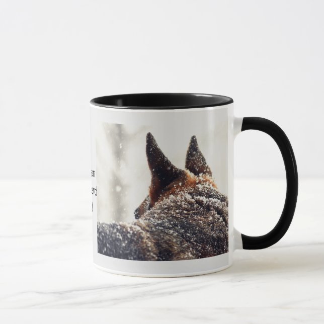 Tasse Photo de berger allemand (Droite)