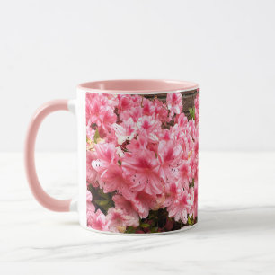 Tasse photo de fleurs roses