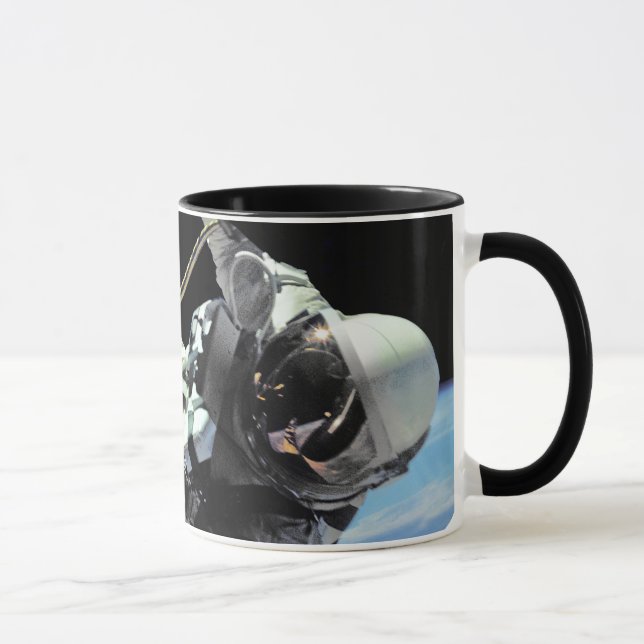 Tasse Photo de la première marche spatiale de l'astronau (Droite)
