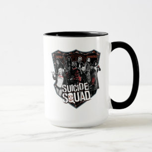 Tasse Photo d'insigne de groupe du peloton   de suicide