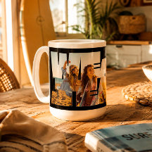 Tasse photo personnalisée "Nous sommes une équipe"