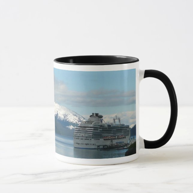 Tasse Photographie de voyage de croisière en Alaska (Droite)