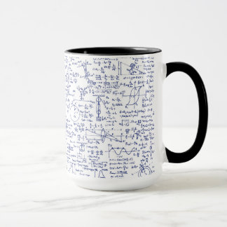 Tasse Physics équations dans Blue Pen //