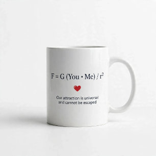 Tasse 'Physikliebhaber-Geschenk Universale Anziehu