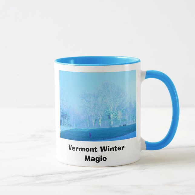 Tasse PICT0392, magie d'hiver du Vermont (Droite)