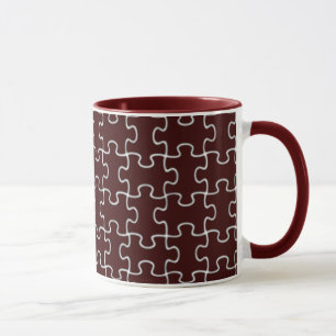 Tasse pièces de puzzle couleur