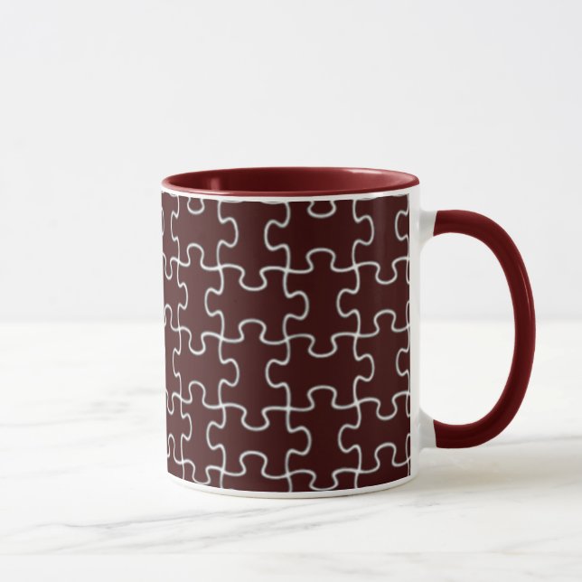 Tasse pièces de puzzle couleur (Droite)