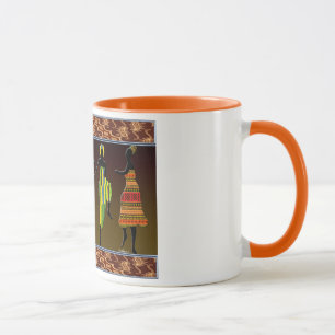 Tasse Pied Tribal Africain