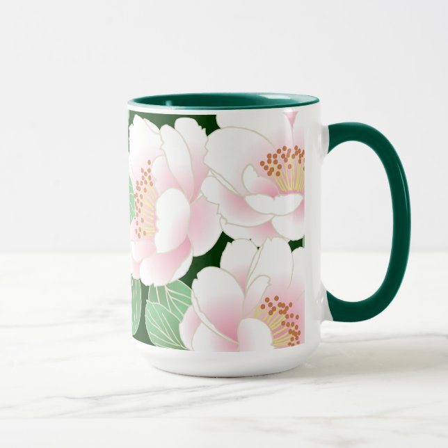 Tasse Pies roses Japonais Floral Kimono (Droite)