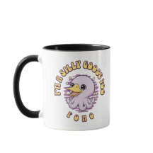 Tasse Pieuvre Violette Oie Ridicule
