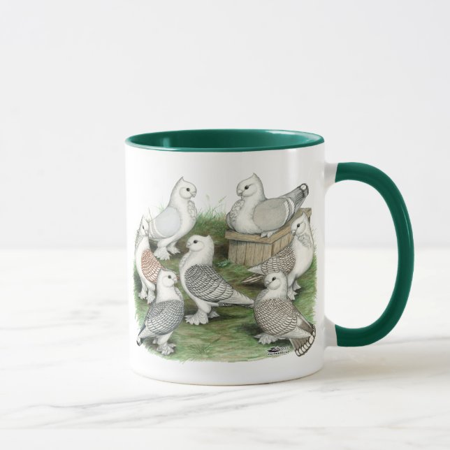 Tasse Pigeons classiques de vrille (Droite)