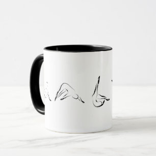 Tasse Pilates pose des poses minimales de Pilates