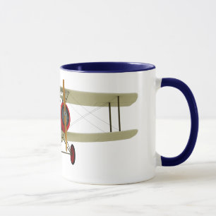 Tasse Pilote et biplan