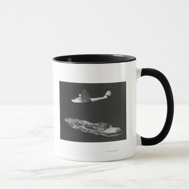 Tasse Pince Chine panaméricaine survolée (Droite)