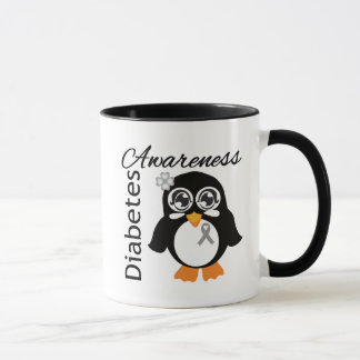Tasse Pingouin de conscience de diabète