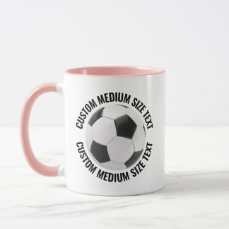 Tasse PINK Combo 11oz Texte Moyen Football Personn