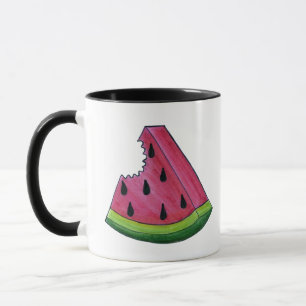 Tasse Pique-nique de fruits juteux à la pastèque rose pe