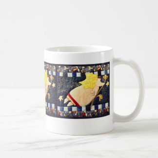 Tasse piquée de carré d'ange de Noël