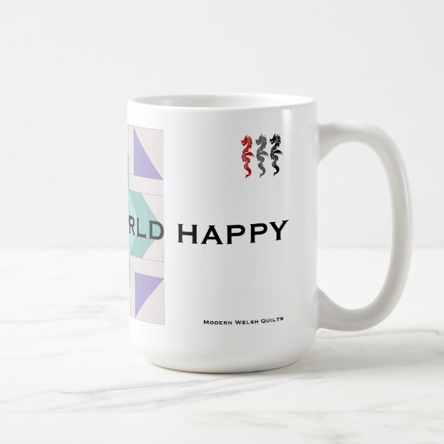 Tasse Piquez le monde heureux (Droite)