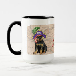 Tasse Pirate de rottweiler