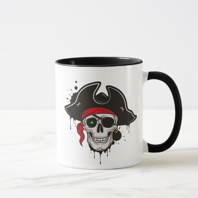 Tasse-Pirate-Skull Tasse (Rechts)