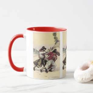 Tasse Pirates vintages, Duel jusqu'à la mort sur la plag