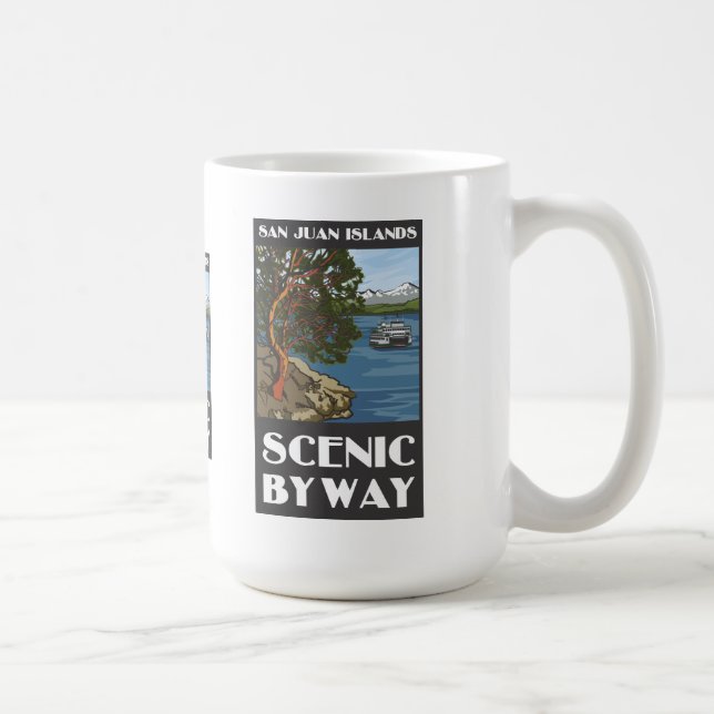 Tasse pittoresque de chemin détourné d'îles de San (Droite)