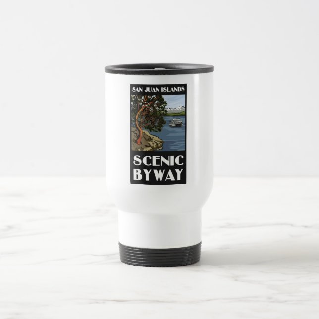 Tasse pittoresque de voyage de chemin détourné (Centre)