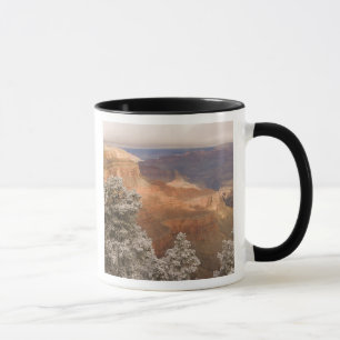 Tasse Pittoresque paysage hivernal enneigé le long du su