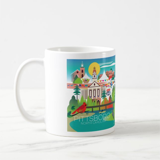 Tasse Pittsboro, North Carolina 11oz oder 15oz (Links)