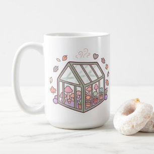 Tasse Pixel Champignon de Serre Kawaii