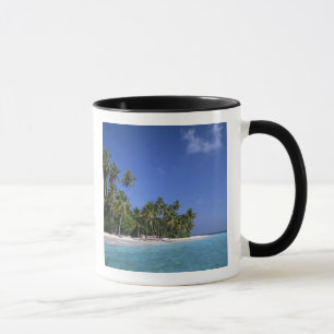 Tasse Plage avec palmiers, Maldives