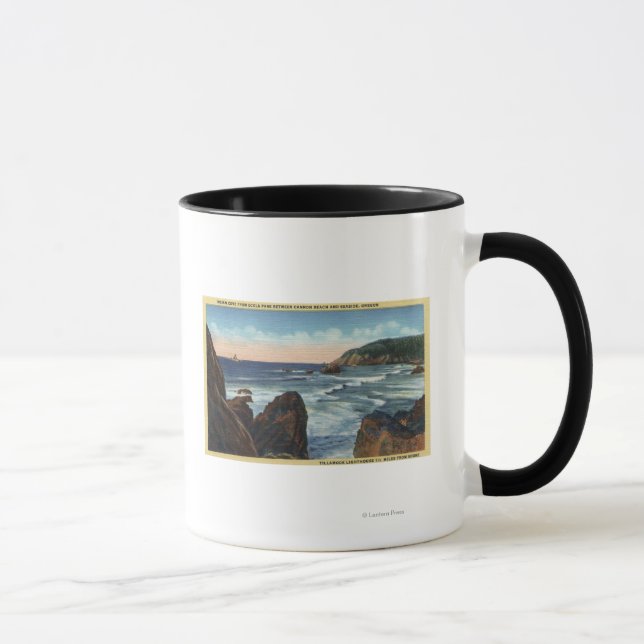 Tasse Plage balnéaire et Cannon, Oregon (Droite)