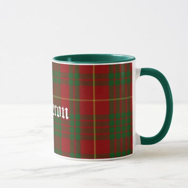 Tasse Plaid de tartan traditionnel fait sur commande de (Droite)