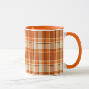Tasse Plaid orange