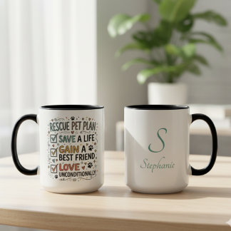 Tasse Plan de Sauvetage d'Animal de Compagnie avec