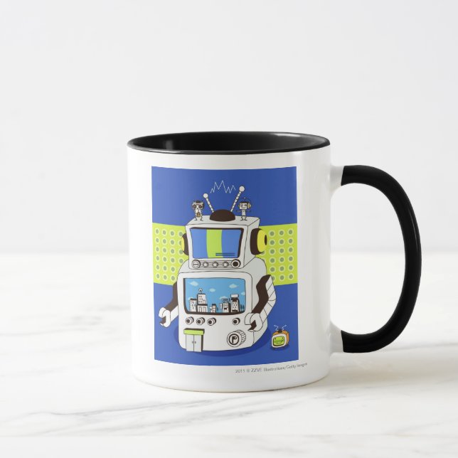 Tasse Plan rapproché d'un robot (Droite)