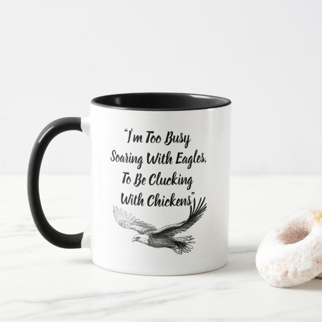 Tasse "Planer avec les aigles" (Avec donut)