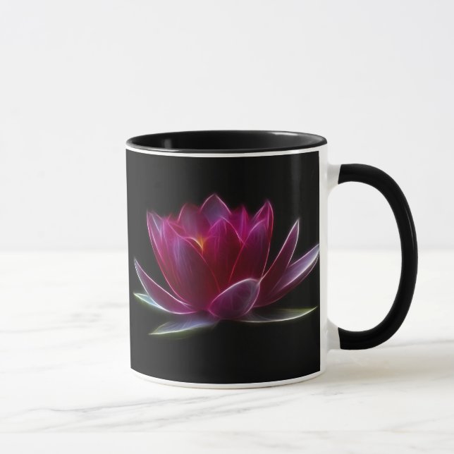 Tasse Plante aquatique de fleur de Lotus (Droite)