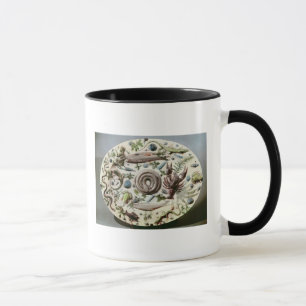 Tasse Plat de Rustique Figuline avec un arrière - plan