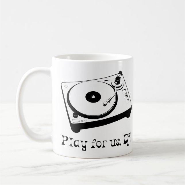Tasse "Play for us Dj" (Links)