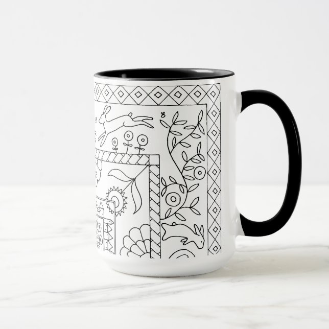 Tasse Plein édredon de terrier de lapin, Sarah Fielke (Droite)