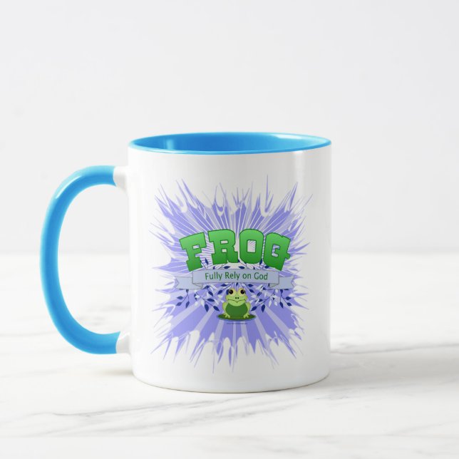 Tasse Pleinement confiance en Dieu (Gauche)
