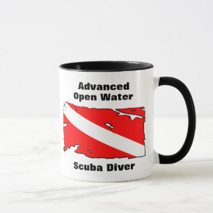 Tasse Plongeur autonome avancé d'eau libre