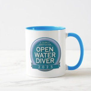 Tasse Plongeur d'eau libre certifié sur mesure