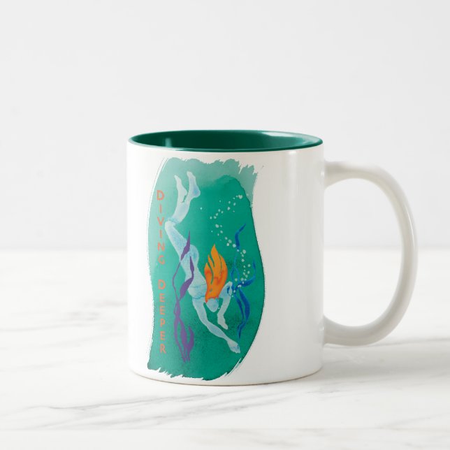 Tasse plus profonde de plongée (Droit)