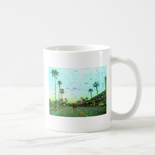 Tasse pluvieuse de rue