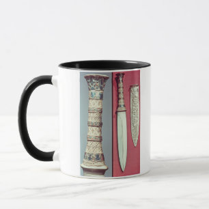 Tasse Poignard d'or et gaine, trésor de Tutankhamun,
