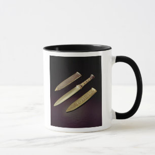 Tasse Poignard et gaine d'or